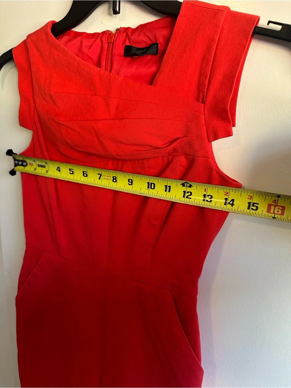 J. Crew Red Mini  Sheath Dress